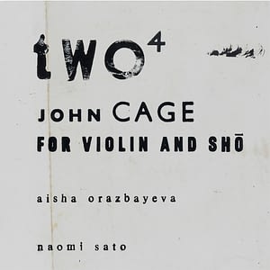 John Cage Two4 & Live performance at Gagosian
